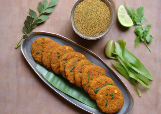 Barnyard Millet Masala Vada (ఊదల మసాలా వడ)