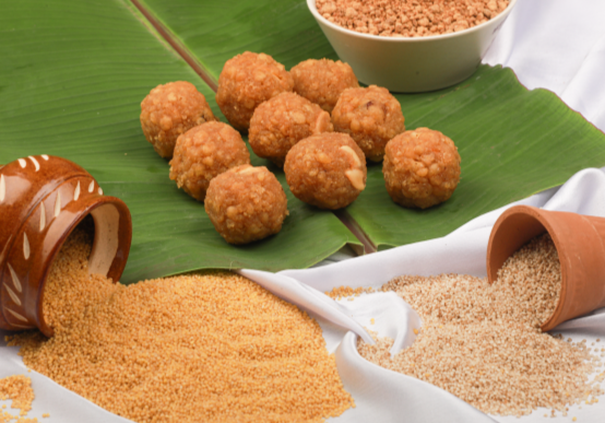 Foxtail Millet Jaggery Boondi Laddu( కొర్ర బెల్లం బూందీ లడ్డు)