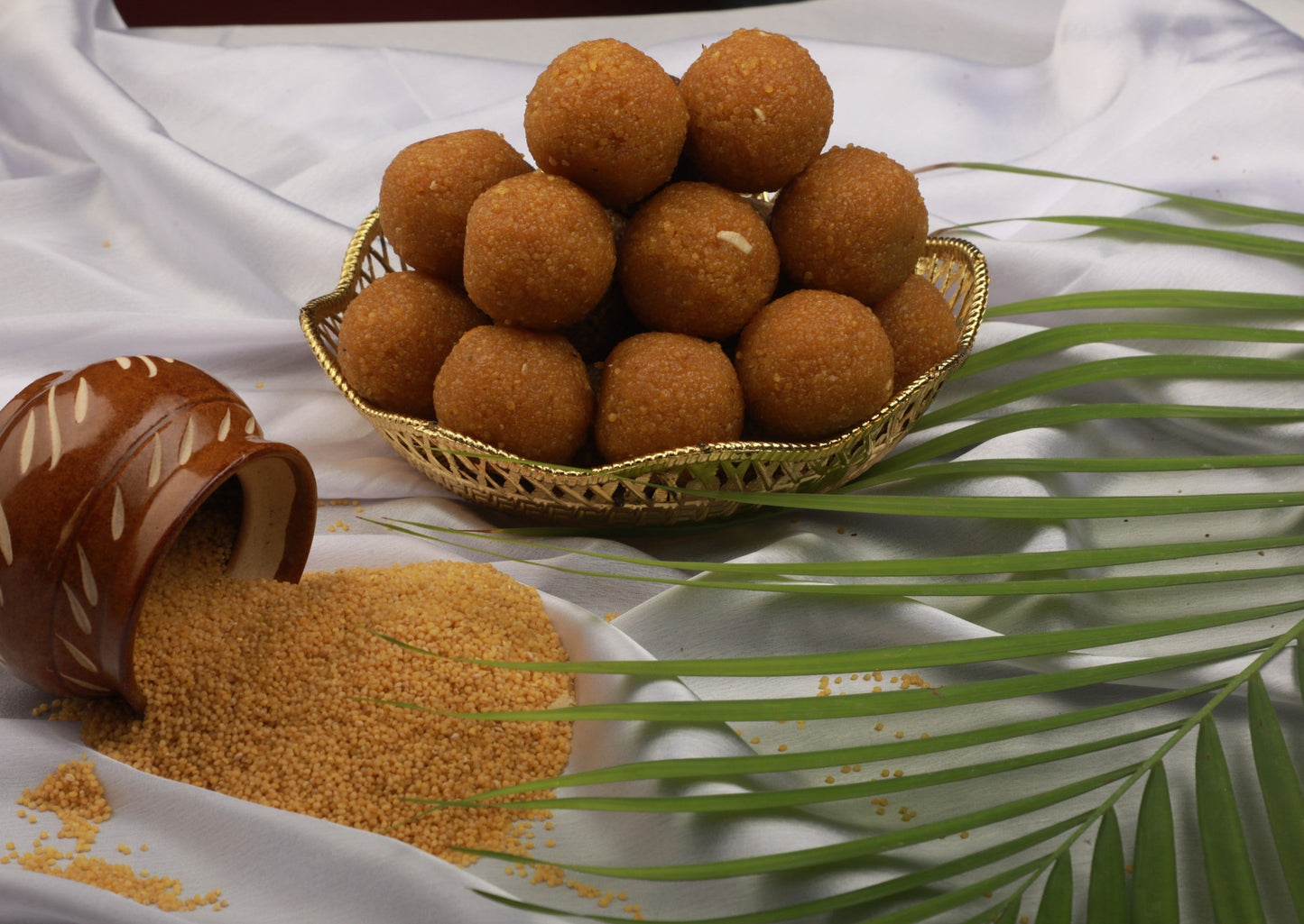 Foxtail Millet Motichoor Laddu (కొర్ర మోతీచూర్ లడ్డు)